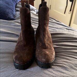 Freda Salvador Brooke boot in Espresso suede